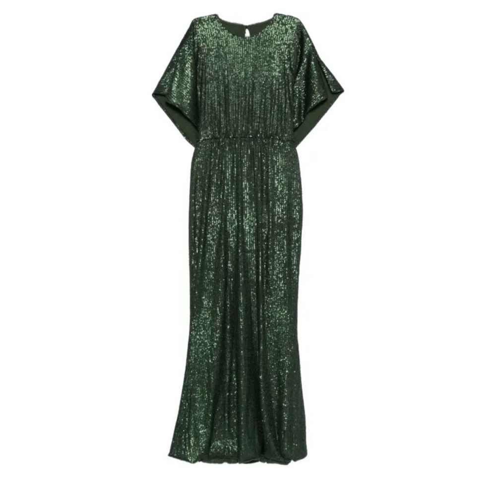 Norma Kamali Obie Sequined Gown